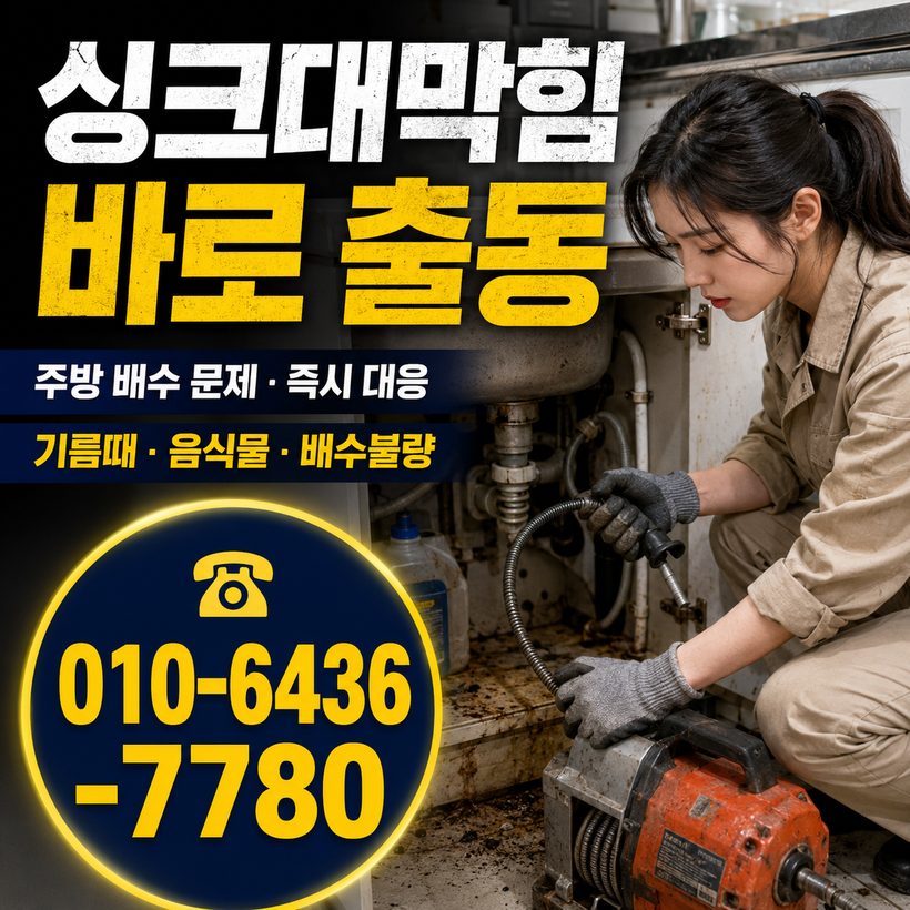 유천면 하수구막힘 빠른출동 2