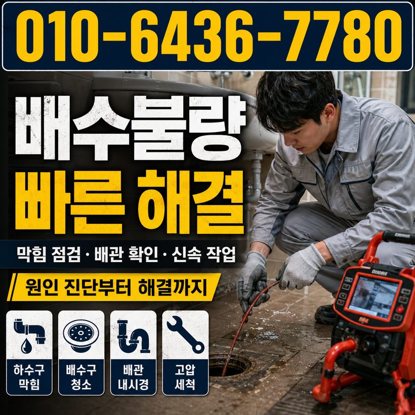 단촌면 하수구막힘 빠른출동 1