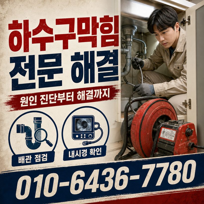 수륜면 하수구막힘 빠른출동 3