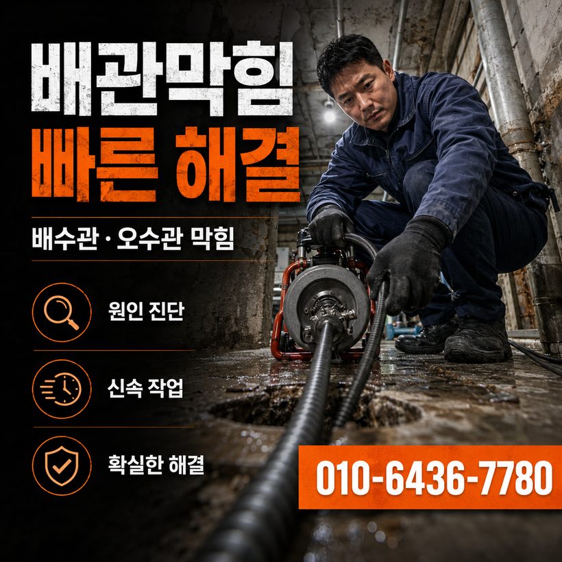 임동면 하수구막힘 빠른출동 1