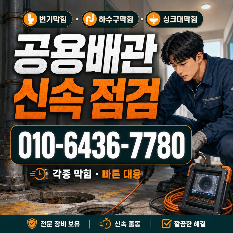 수성4가동 하수구막힘 빠른출동 4