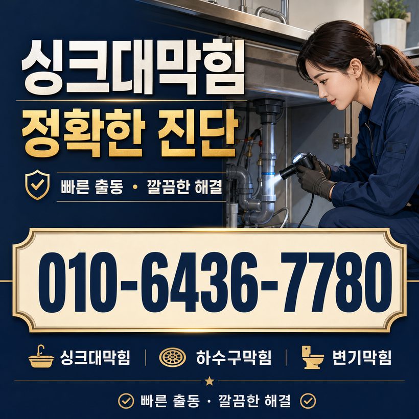 송도동 하수구막힘 빠른출동 2