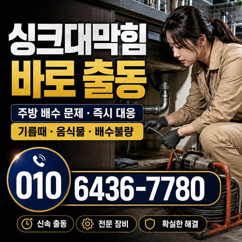 송도동 하수구막힘 빠른출동 3